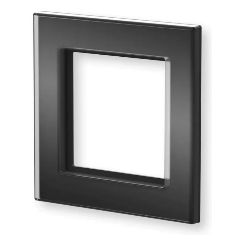 eQ-3 Homematic IP Glass Frame 1-fold, Black (162148A1)
