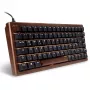 Sharkoon 100068081 Keyboard Home USB QWERTZ German Black Wood 75%
