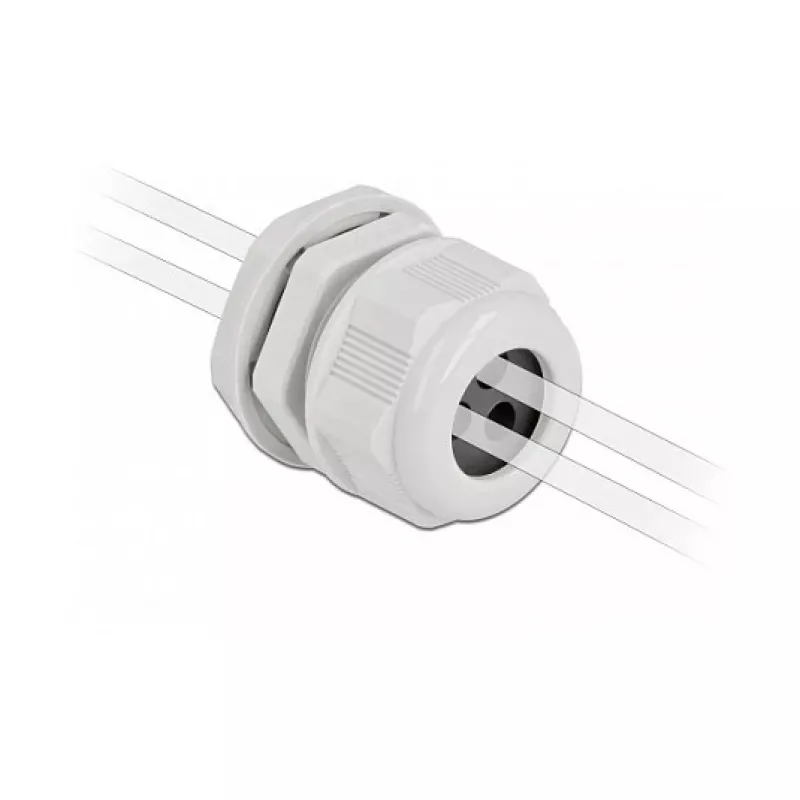 Cable Gland DeLOCK 60374 Grey Plastic 2 pc(s)