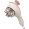 Handheld rolling massager Medisana AC 950 — cordless Li‑Ion, 2 power levels, ergonomic handles, 381 g, rose gold/white