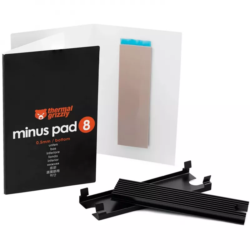Cooling System Part Thermal Grizzly TG-M2SSD-ABR Black
