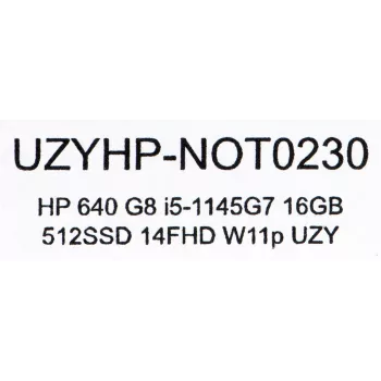 HP ProBook 640 G8 i5-1145G7 16GB 512GB SSD 14 FHD Win11pro Used