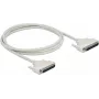 Serial cable DELOCK 86879, D-Sub 37 pin to D-Sub 37 pin, beige, 2 m