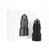 Roidmi 3S Car Charger with FM Transmitter, Bluetooth, Black Color