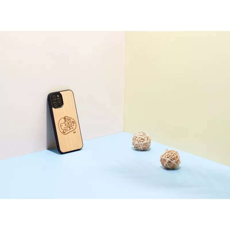Phone case man and wood for iPhone 12 / 12 Pro with child and fish design