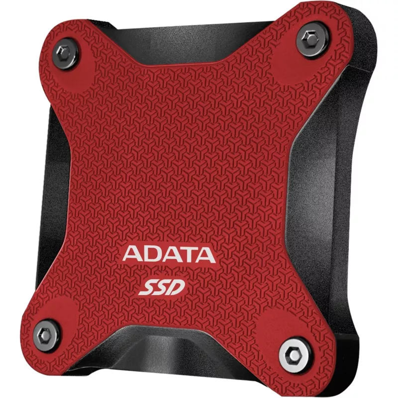 External SSD ADATA SD620 1 TB, Portable USB 3.2 Gen 2 (Micro-USB B), Read 520 MB/s, Write 460 MB/s, Shock resistant, Red