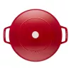 Staub Roaster Chistera 28cm round cherry red 40511-474-0 405114740 (40511-474-0)