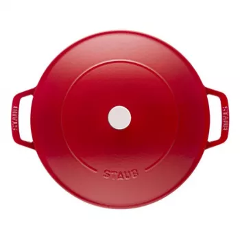 Staub Roaster Chistera 28cm round cherry red 40511-474-0 405114740 (40511-474-0)