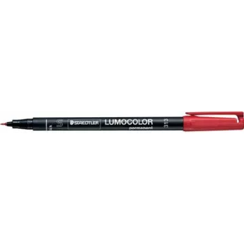 Permanent Marker Bullet Tip Staedtler 313-2 Red 10 pcs