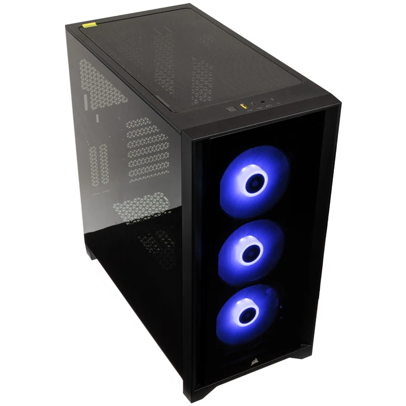 CORSAIR iCUE 4000X RGB Tempered Glass Mid-Tower Black case