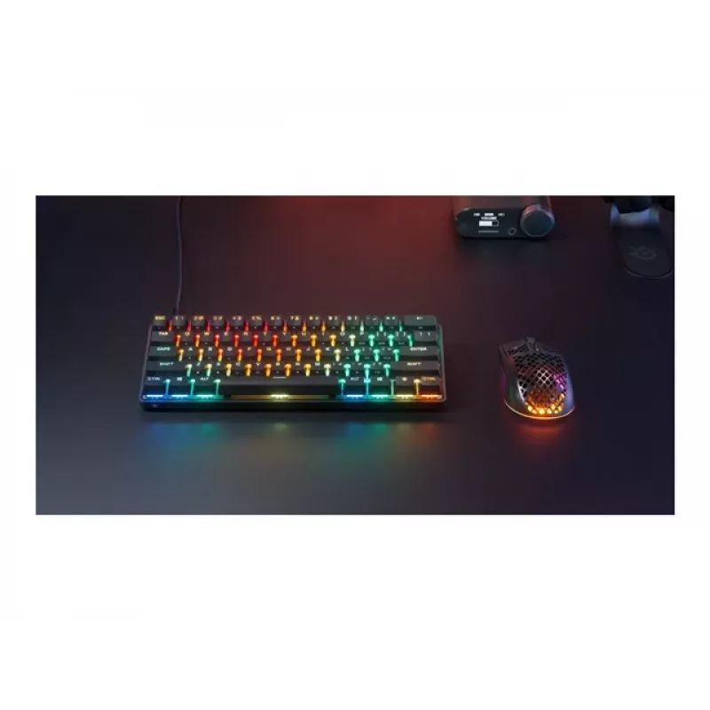 Mechanical Keyboard STEELSERIES Apex Pro Mini Gen 3 US – 65% layout, RGB, hot-swappable switches