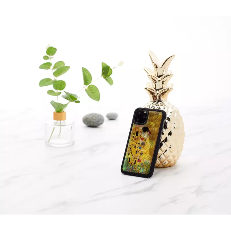 Smartphone case iKins for iPhone 11 Pro — black, protective soft cover