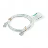 ROLINE GREEN UTP Patch Cable Cat.6A (Class EA), LSOH, slim, Blue, 0,15 m