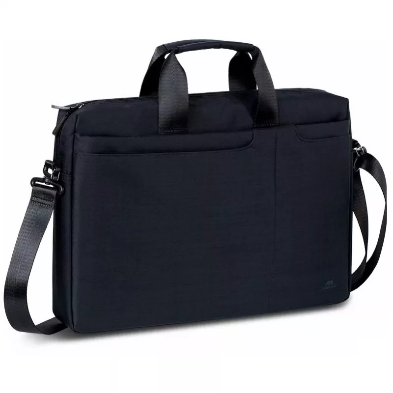 Messenger case Rivacase Biscayne 39.6 cm (15.6 inch) Black