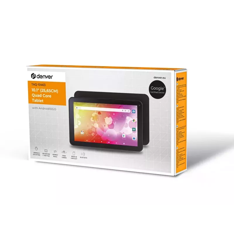Tablet Denver TAQ-10463 10.1 inch Quad-Core 2GB RAM 16GB Storage Android 10 GO