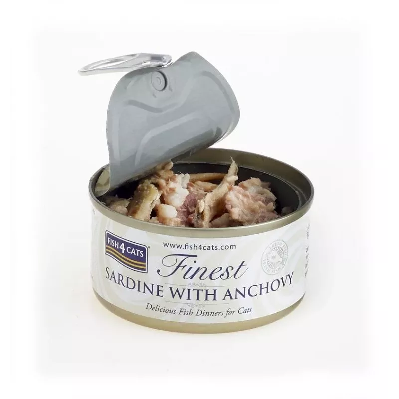 FISH4CATS Sardine with anchovy - wet cat food - 70g