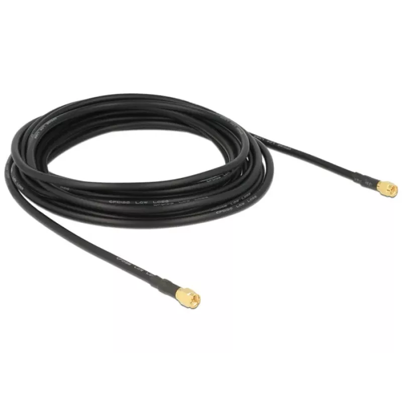 Coaxial Cable DeLOCK 88891 LMR195 5m Black