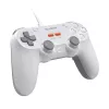 Wired Game Controller GameSir T3 Lite WT White — ergonomic wired controller compatible with PC