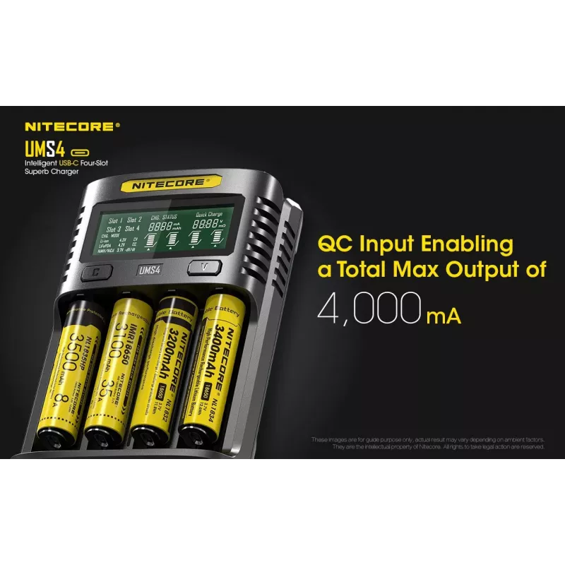 Charger Nitecore UMS4