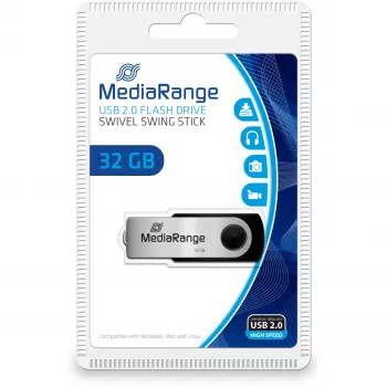 MediaRange USB Flexi-Drive - USB Flash Drive - 32GB - USB2.0 (MR911)