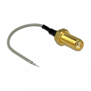 Coaxial Cable DeLOCK 89600 94.8m SMA Open End Tinned Gold Grey