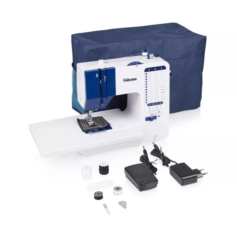 Sewing machine Tristar SM-6005 — tabletop portable, 38 stitch patterns, 1 buttonhole
