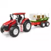 BRUDER Tractor with Trailer for Wood BR-03453 – Mechanical Toy, Compatible with Bruder Figures