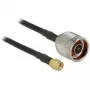 Coaxial Cable CFD200 DeLOCK 89419 7.5 m SMA Black