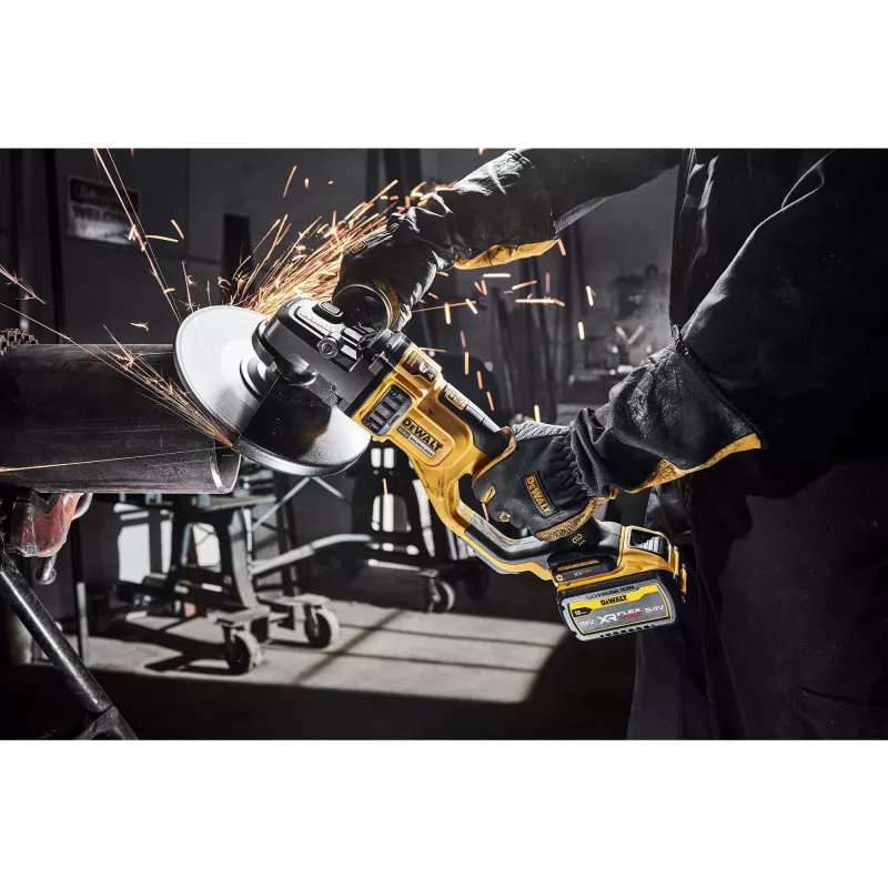 Angle grinder DeWalt DCG460N-XJ 54V brushless motor, 230 mm disc