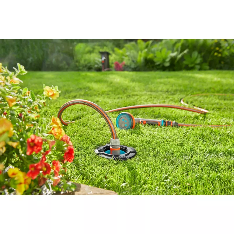 Circular water sprinkler Gardena 8270-20 Plastic Black