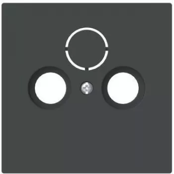 BUSCH-JAEGER 1743-45M central cover plate Antenna 2/Triple-gang (2CKA001724A4435)