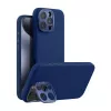 Protective Magnetic Case Nillkin LensWing for Apple iPhone 16 Pro Max — Blue, MagSafe-compatible, raised camera rim