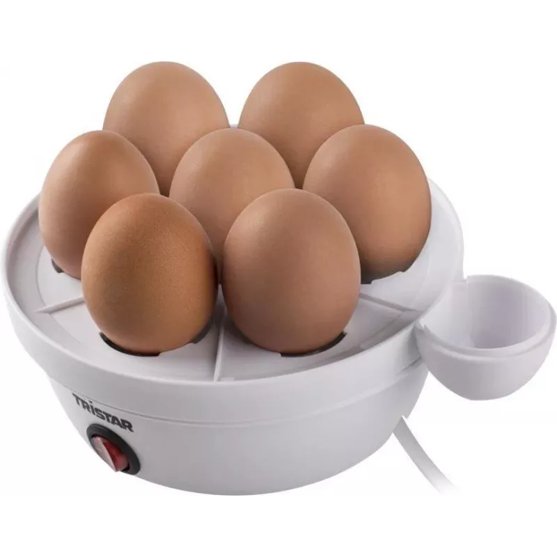 Egg boiler Tristar EK-3074 — capacity 7 eggs, 350 W, transparent/white