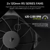 All-in-one liquid cooler Corsair Nautilus 240 RS LCD 12 cm Black