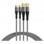 EFB Elektronik USB-A to USB-C cable set 60W QC 3A 2x3m Grey - Digital/Data (USB-AC-00009)