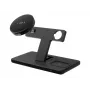 Fixed | MagPowerstation 3-in-1 wireless charging stand with MagSafe mount support | FIXMPOS-BK | Black
