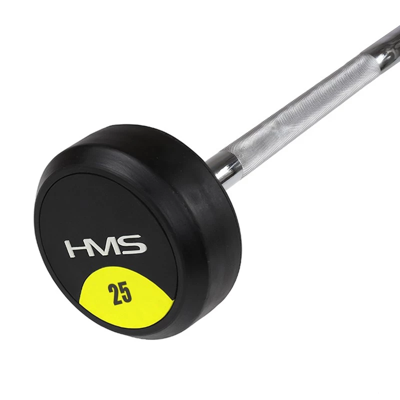 HMS GSG25 fixed barbell/rubber bar 25 kg