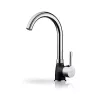 Kitchen mixer PYRAMIS Bello Duo — granite body, chrome head, single lever, rotating C-spout, 30 cm height, 220 mm spout reach