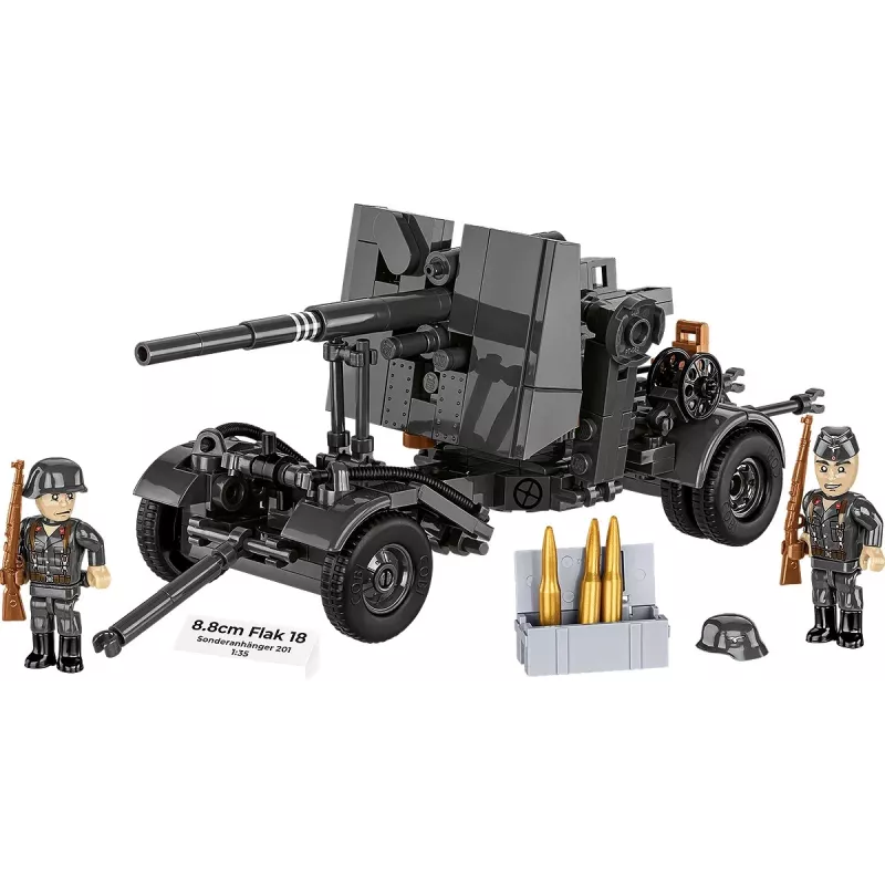 Construction set Cobi Building Blocks 8.8 cm Flak with Trailer — 360 pieces
