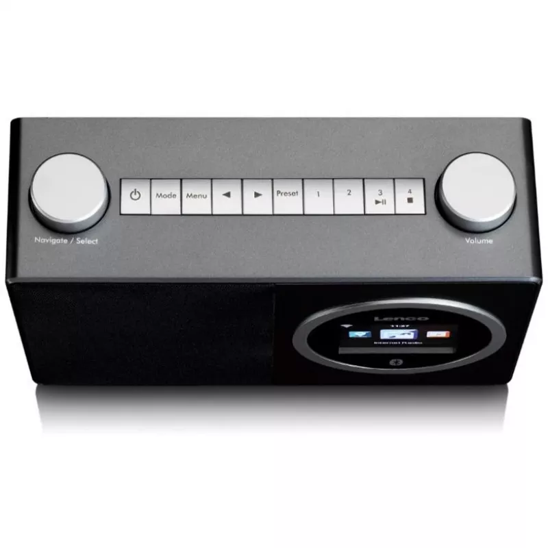 Lenco DIR-70 - Network-Audio-Player - 3 Watt (total) - Black (DIR-70BK)