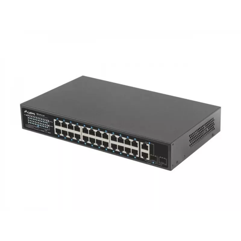Lanberg RSFE-24P-2C-250 Network Switch Unmanaged Gigabit Ethernet (10/