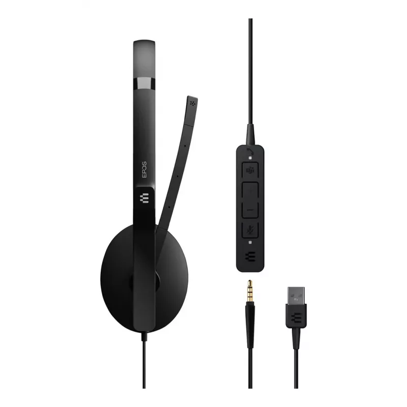 EPOS ADAPT 165T USB II Headset Wired Headband Office/Call Centre USB Type-A Black
