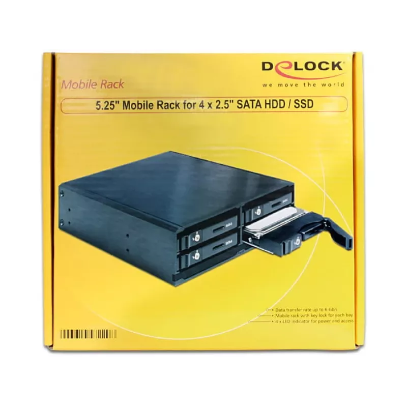 DeLOCK 47220 drive bay panel Black