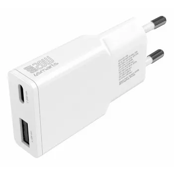 Charger 4smarts 541122 Indoor AC Fast Charging Smartphone Tablet White