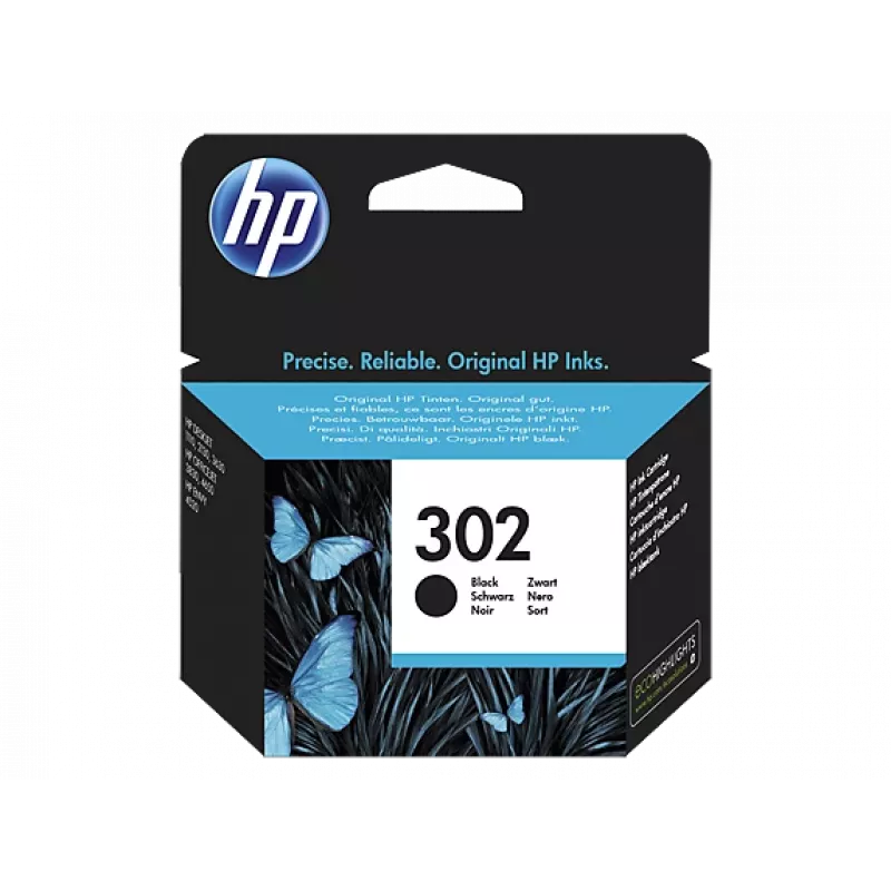 HP 302 (F6U66AE) Ink Cartridge, Black (SPEC)