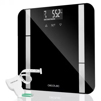Cecotec | Smart Bathroom Scale | Surface Precision 9450 Full Healthy | Maximum weight (capacity) 180 kg | Accuracy 100 g | Black