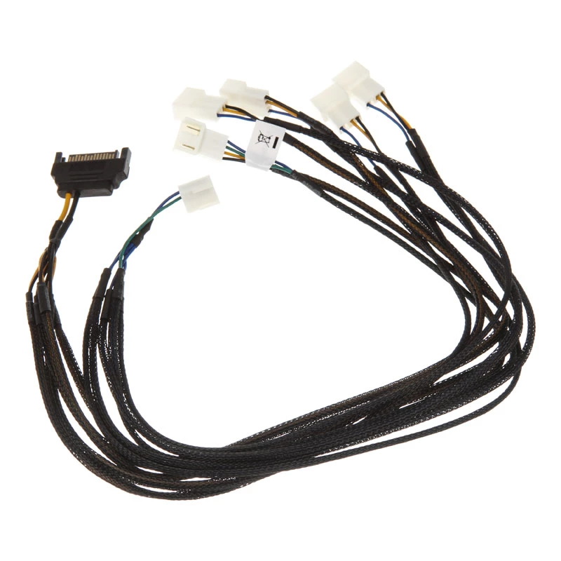 Akasa Flexa FP5S PWM distributor-Cable (5 Fan) - Sleeved, 45cm (AK-CBFA07-45)
