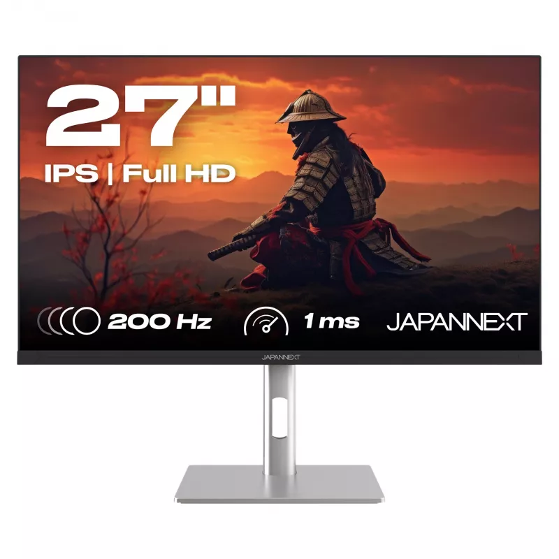 JAPANNEXT JN-I270FHD200F-HSP computer monitor 68.6 cm (27 inch) 1920 x 1080 pixels Full HD LED Silver