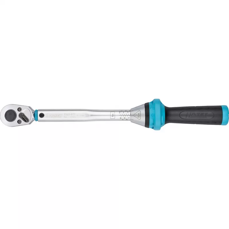 HAZET 5120-3CT - Click Torque Wrench - Mechanisch - 1/4 - 1 - 9 Nm - 4% - Black/Blue (5120-3CT)