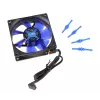 Fan Noiseblocker BlackSilentFan X2 8 cm 1800 RPM 45 m³/h Black